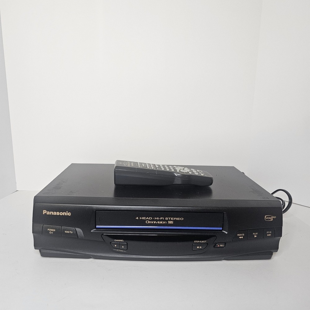 Panasonic PV-V4520 Omnivision VHS VCR 4 Head Hi-Fi Stereo with Remote Vintage
